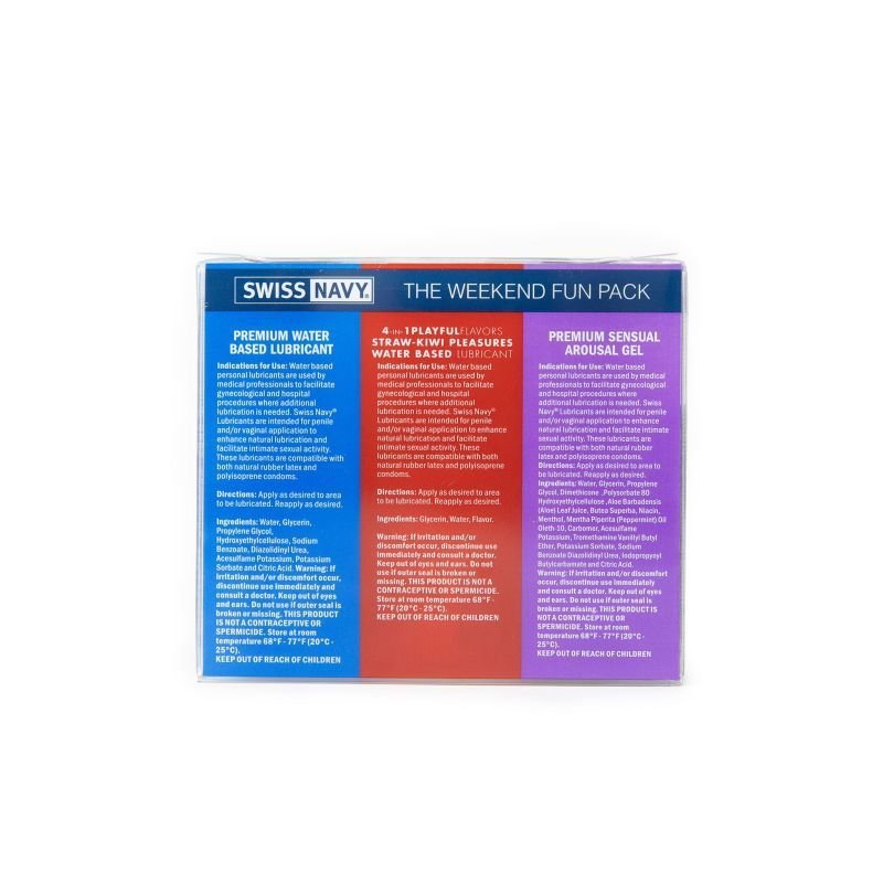 Swiss Navy Weekend Fun Pack - Lotions & Potions