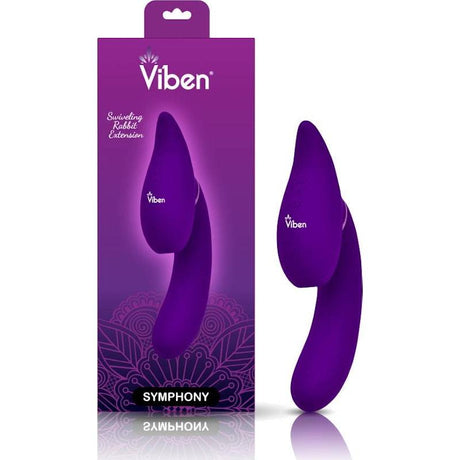 Symphony 21 Mode Swivel Suction Head Triple Motor Vibrator - Adult Toys
