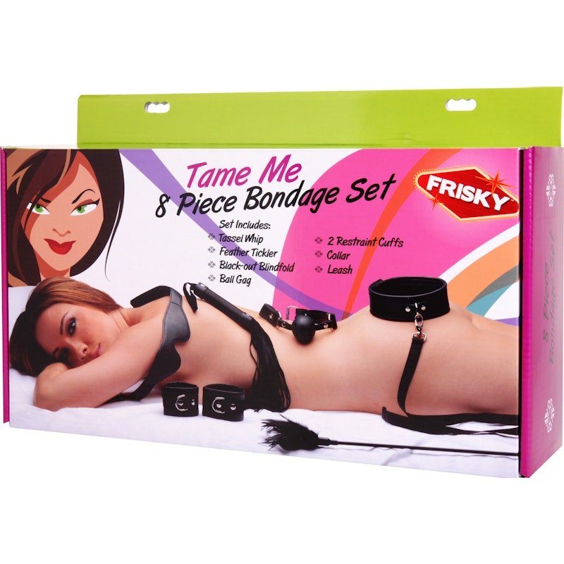 Tame Me 8 Pc Beginner Bondage Set - Adult Toys