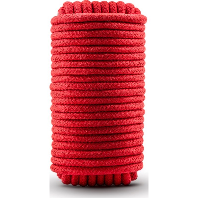 Temptasia Bondage Rope 10m Red - Adult Toys