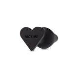 Temptasia Fuck Me Butt Plug Black - Adult Toys