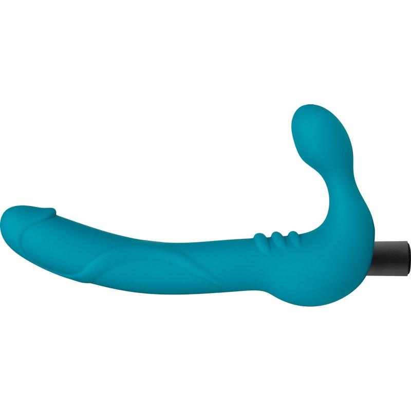 Temptasia Luna Strapless Silicone Dildo Teal - Adult Toys