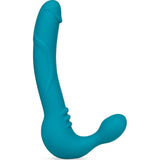 Temptasia Luna Strapless Silicone Dildo Teal - Adult Toys