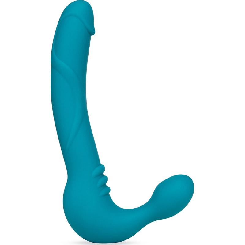Temptasia Luna Strapless Silicone Dildo Teal - Adult Toys