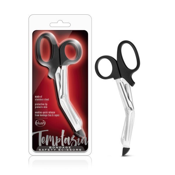 Temptasia Safety Scissors - Black Bondage Safety Sisters - BONDAGE - TOYS