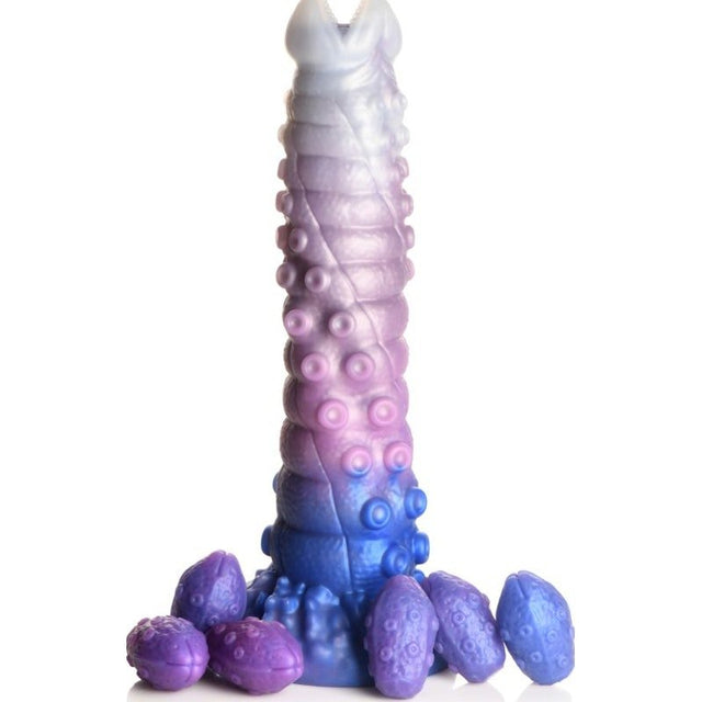 Tenta - Queen Ovipositor Silicone Dildo with Eggs - Adult Toys