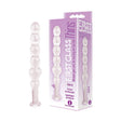 The 9's Glass First Thins, Elliptical - Clear Glass 17.8 cm Anal Beads - GLASS TOYS