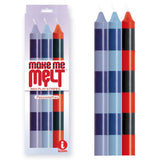 The 9's Make Me Melt Drip Candle 3 - Pk, Passionettes - Passion Coloured Drip Candles - 3 Pack - CANDLES