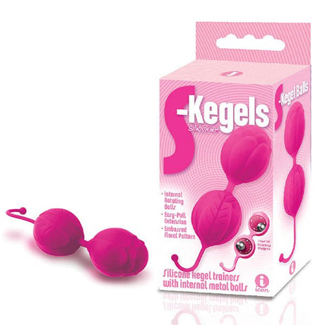 The 9's S - Kegels - Pink Silicone Kegel Balls - KEGEL TOYS