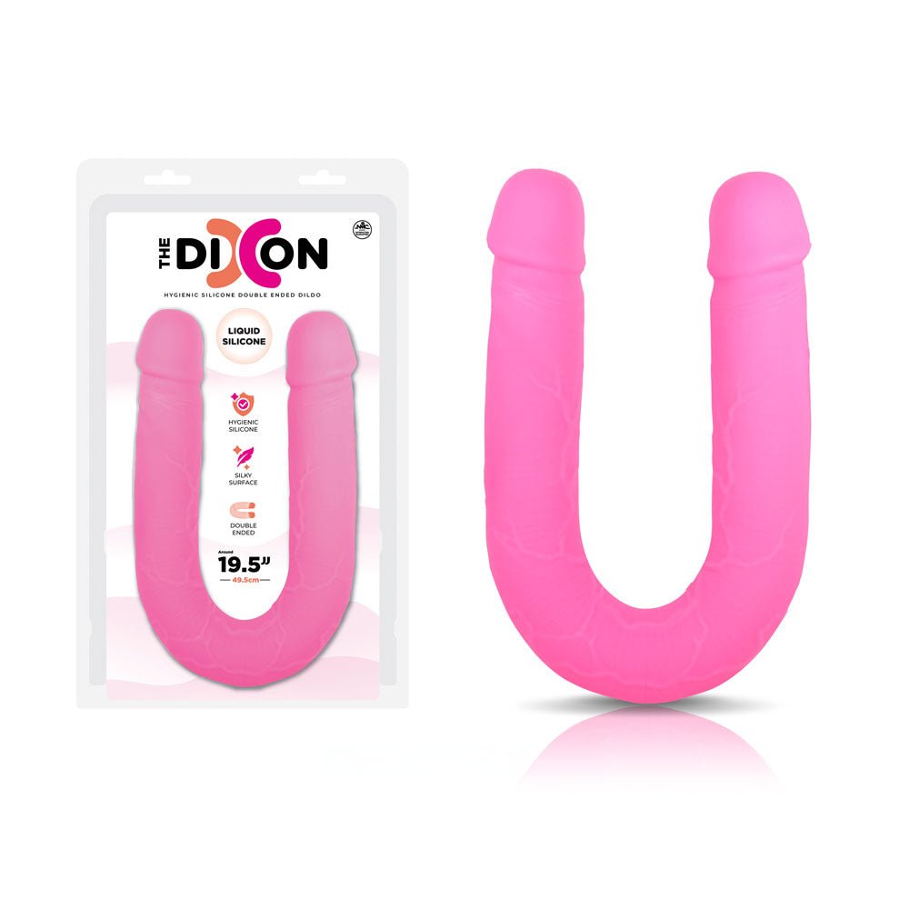 The Dixon - Pink - Pink 50 cm Silicone Double Dong - DONGS