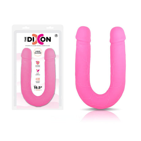 The Dixon - Pink - Pink 50 cm Silicone Double Dong - DONGS