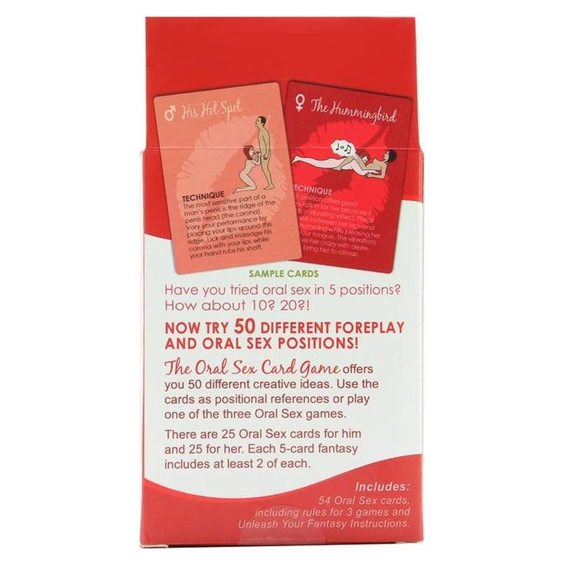 The Oral Sex Card Game - Adult Toys