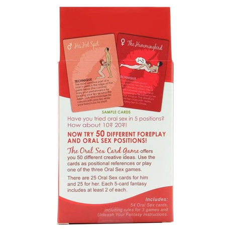 The Oral Sex Card Game - Adult Toys