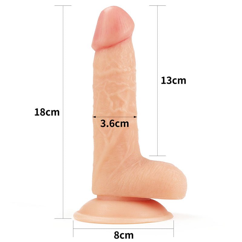 The Ultra Soft Dude - Flesh 17.8 cm (7'') Dong - DONGS