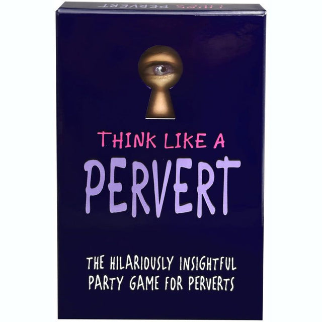 Think Like A Pervert Card Game - Adult Toys