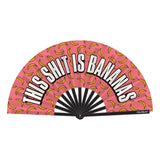 This Shit Is Bananas Folding Fan - Naughty by Nature Adult Store