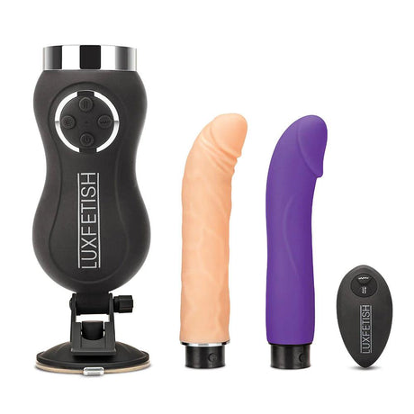 Thrusting Remote-Controlled Rechargeable Compact Sex Machine - Naughty by Nature Adult Store