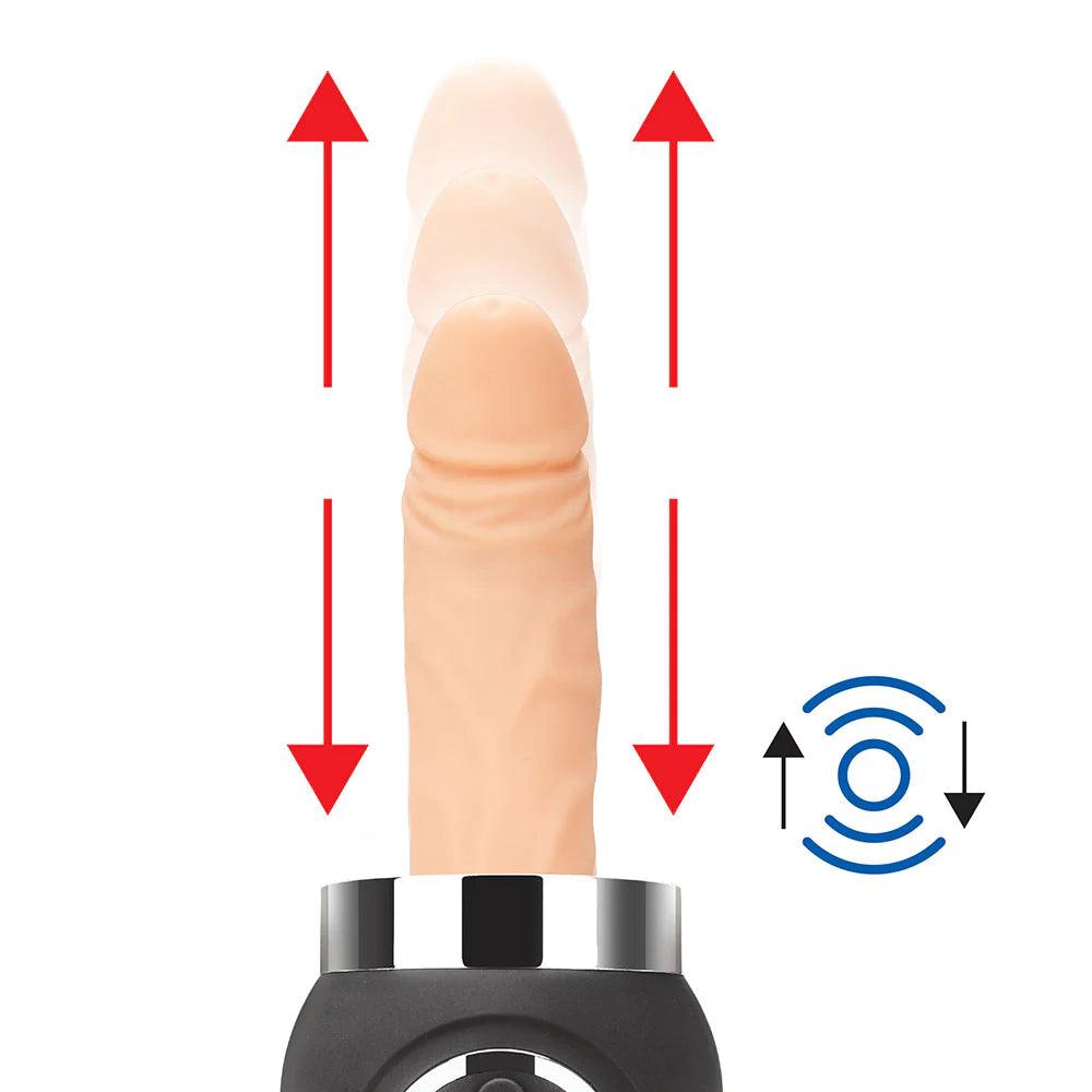 Thrusting Remote-Controlled Rechargeable Compact Sex Machine - Naughty by Nature Adult Store