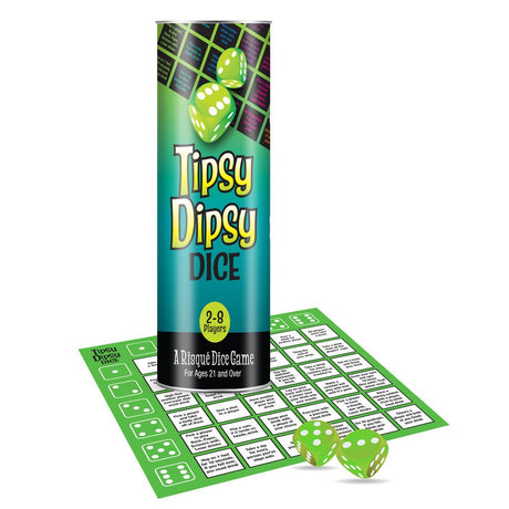 Tipsy Dipsy Dice - Drinking Game for Parties - GAMES