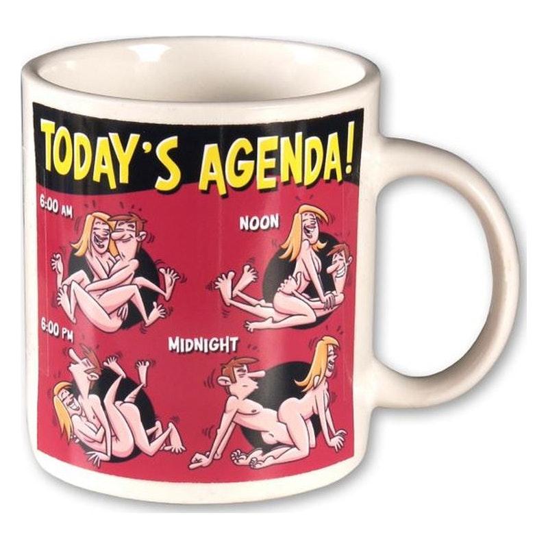 Todays Agenda Coffee Mug - Adult Toys
