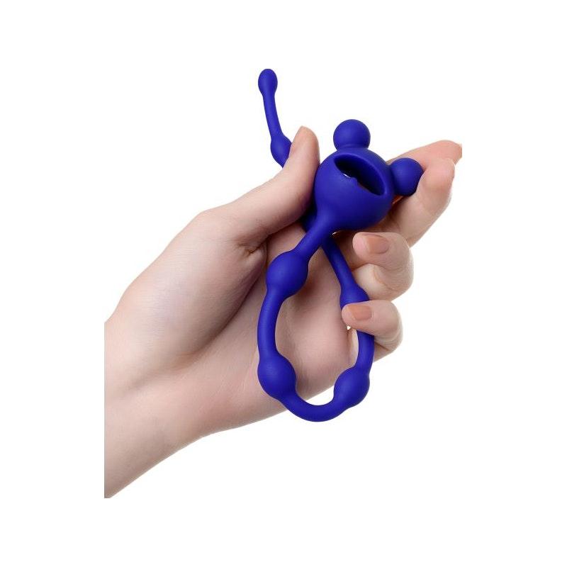 ToDo Froggy Anal Chain Navy Blue - Adult Toys