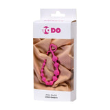 ToDo Sweety Long Silicone Anal Chain - Pink Graduated Anal Beads - Adult Toys