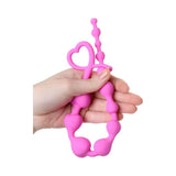 ToDo Sweety Long Silicone Anal Chain - Pink Graduated Anal Beads - Adult Toys