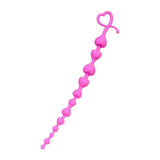 ToDo Sweety Long Silicone Anal Chain - Pink Graduated Anal Beads - Adult Toys