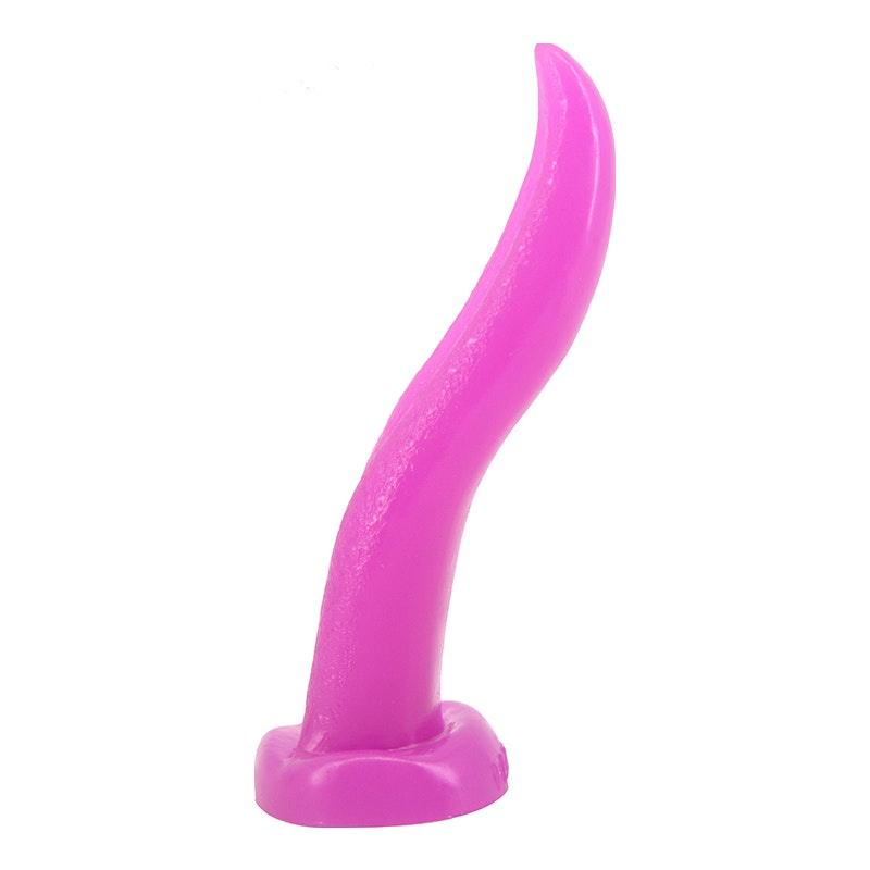 Tongue Shape Anal Plug Purple - Naughty by Nature Adult Store