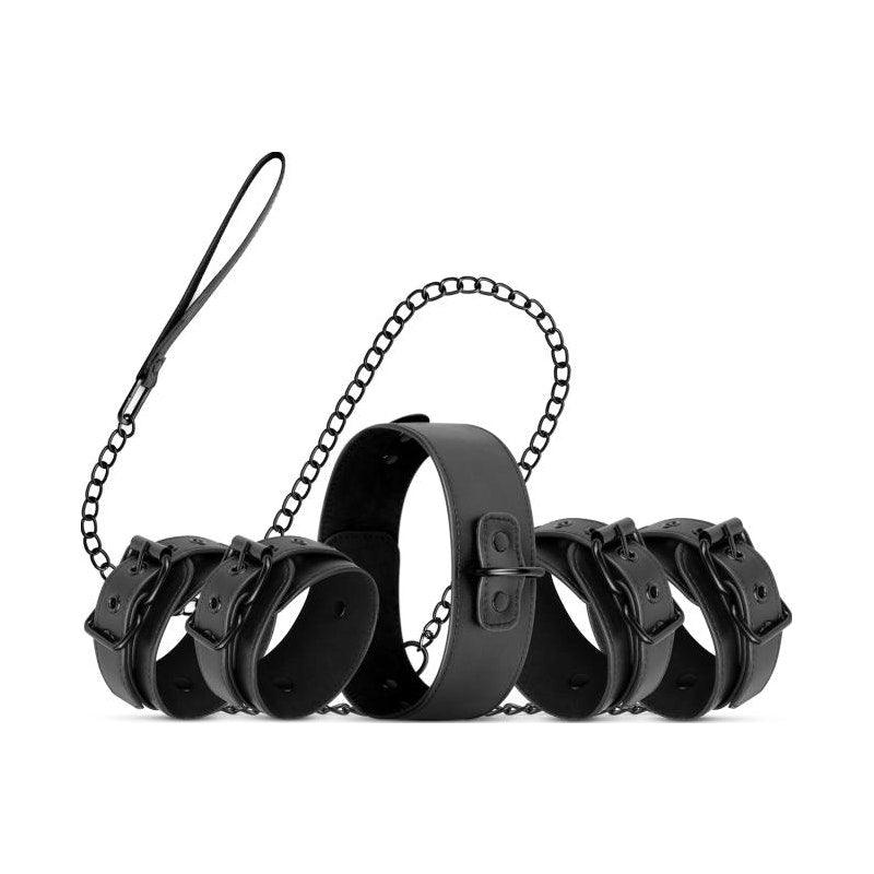 Total Restraint Complete Set Black - Adult Toys