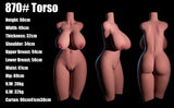 TPE Torso Sex Toy 870 Black | 🔹CLM(Climax Doll) Classic🔹 - Sex Doll