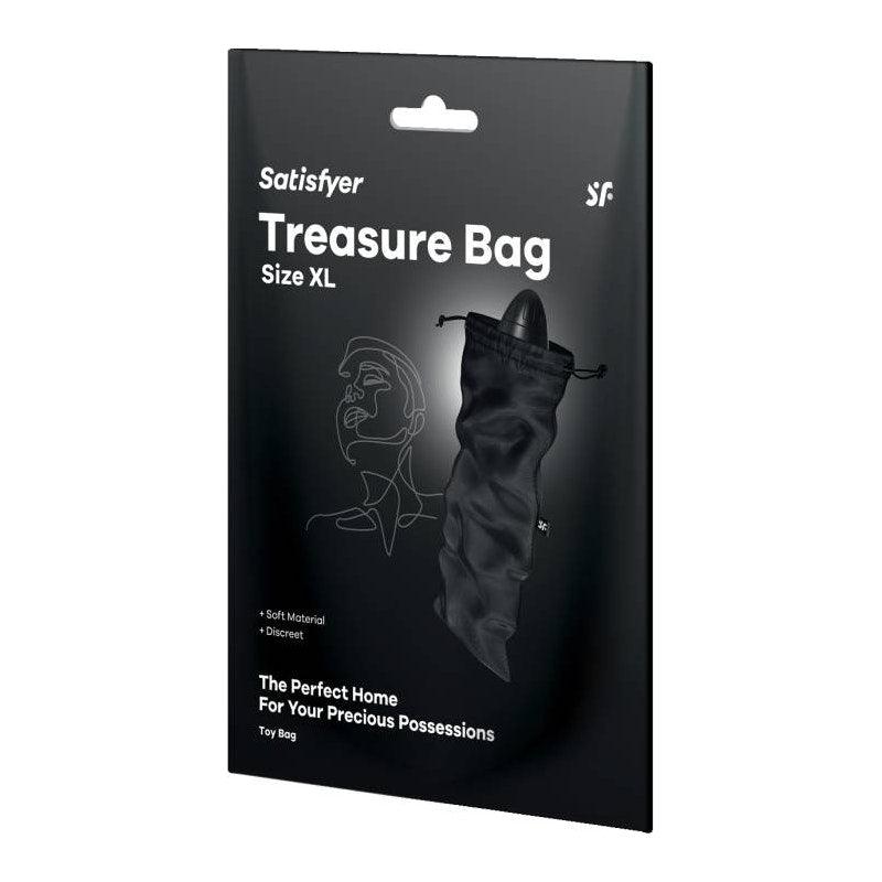 Treasure Bag Black Extra Large - Naughty by Nature Adult Store