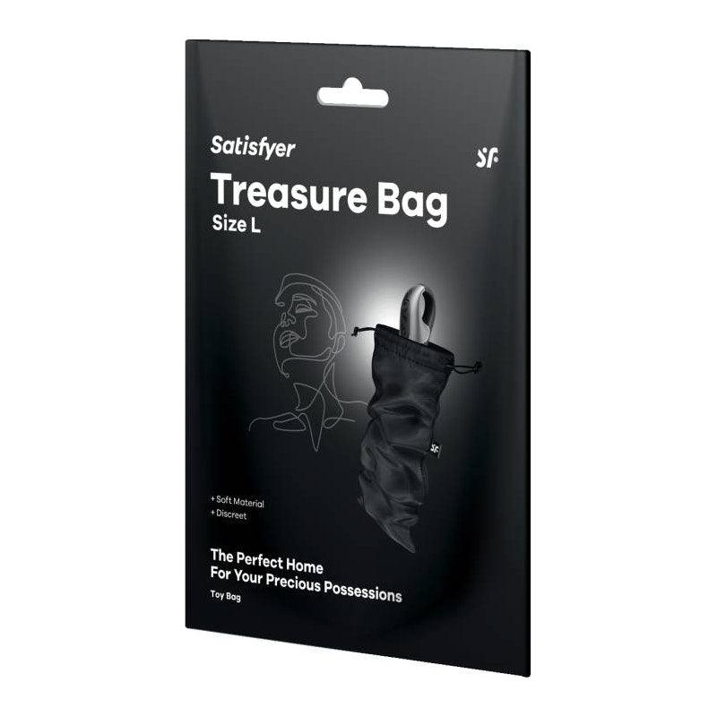 Treasure Bag Black Large - Naughty by Nature Adult Store