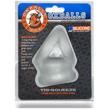 Tri Squeeze Cocksling Ballstretcher Clear Ice - Naughty by Nature Adult Store