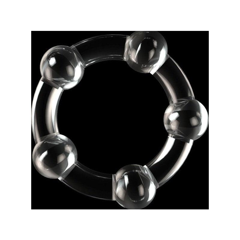 Triple Beaded Donut Ring Set - Adult Toys