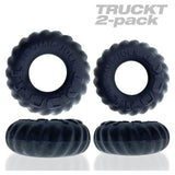 Truckt 2 Pc Cockring Set Night - Adult Toys