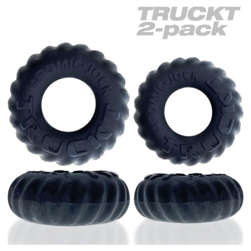 Truckt 2 Pc Cockring Set Night - Adult Toys