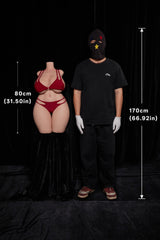 Ultra Lightweight BBW Silicone Sex Doll Torso Rhea Head Optional - Sex Doll