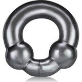 Ultraballs 2 Pk Cockring Black And Clear - Adult Toys