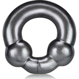 Ultraballs 2 Pk Cockring Black And Clear - Adult Toys