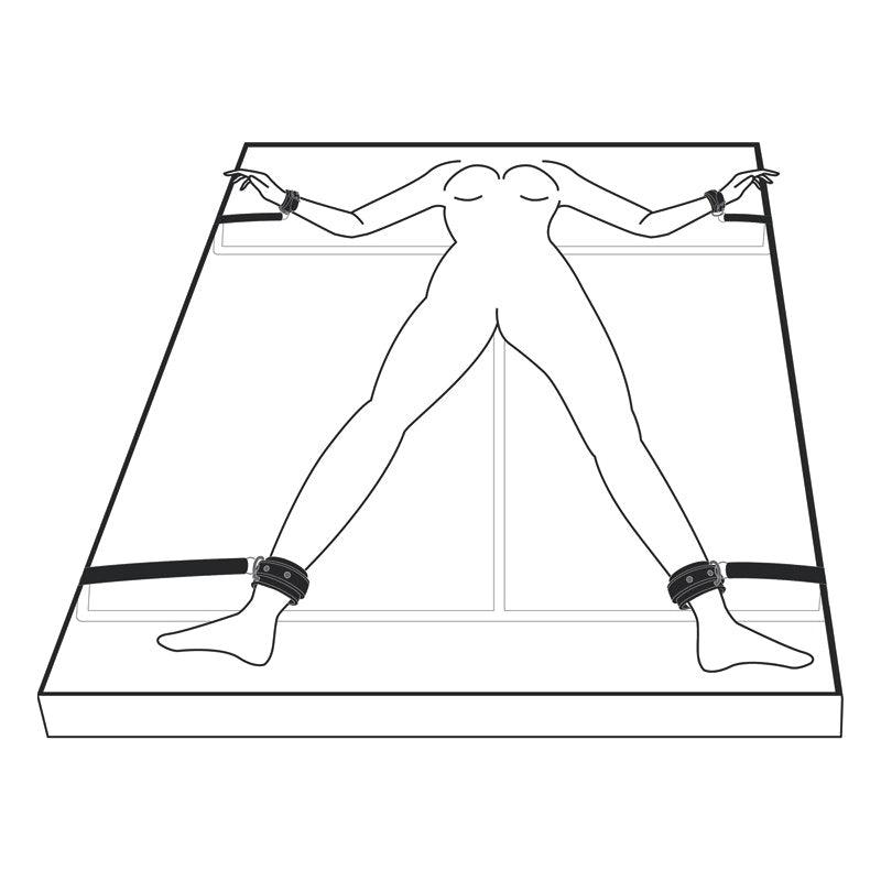 Under Mattress Restraint Set - Adult Toys