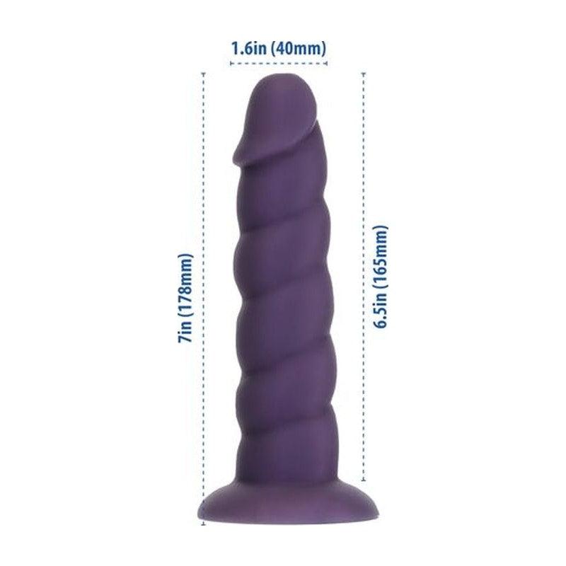 Unicorn Dildo 7in Purple - Naughty by Nature Adult Store