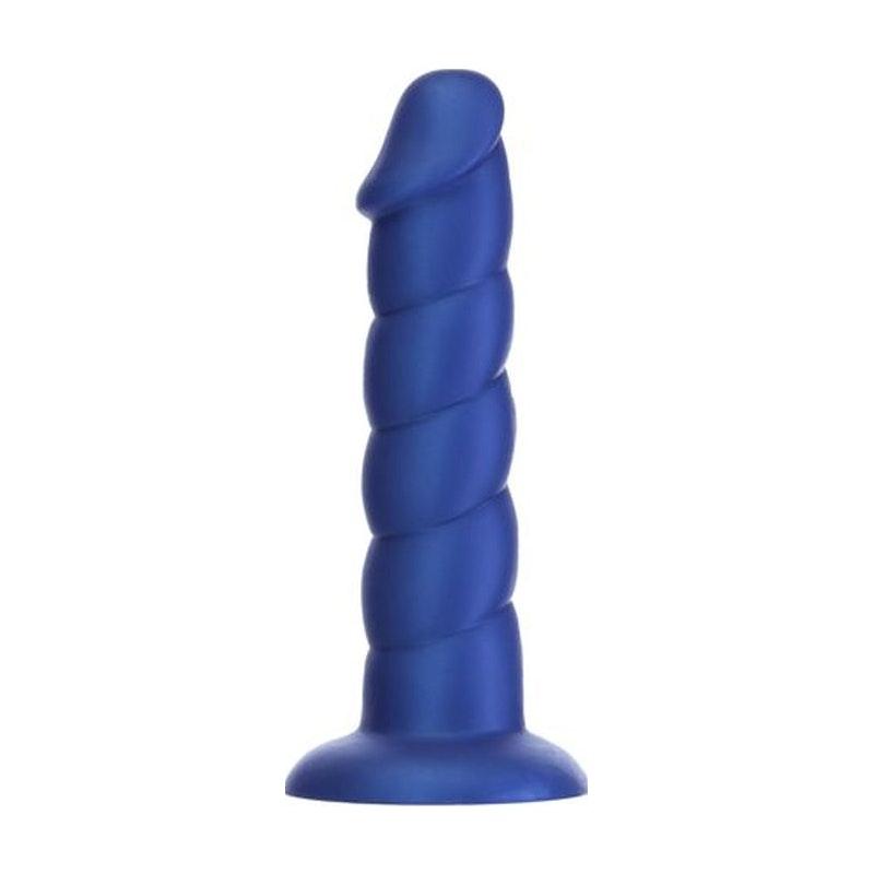 Unicorn Dildo 8in Blue - Adult Toys