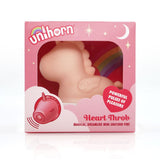 Unihorn - Heart Throb - Yellow USB Rechargeable Flicking Stimulator - STIMULATORS