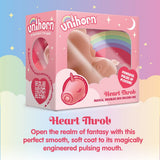 Unihorn - Heart Throb - Yellow USB Rechargeable Flicking Stimulator - STIMULATORS