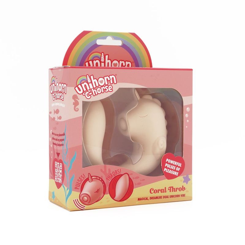 Unihorn Massager C Horse Coral Throb - Adult Toys