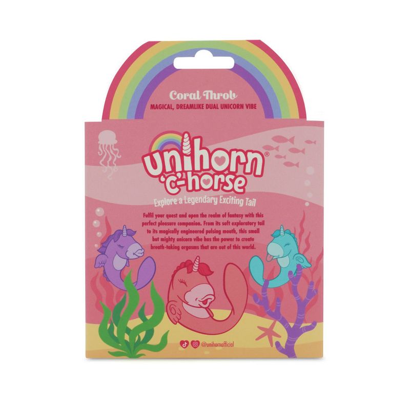 Unihorn Massager C Horse Coral Throb - Adult Toys