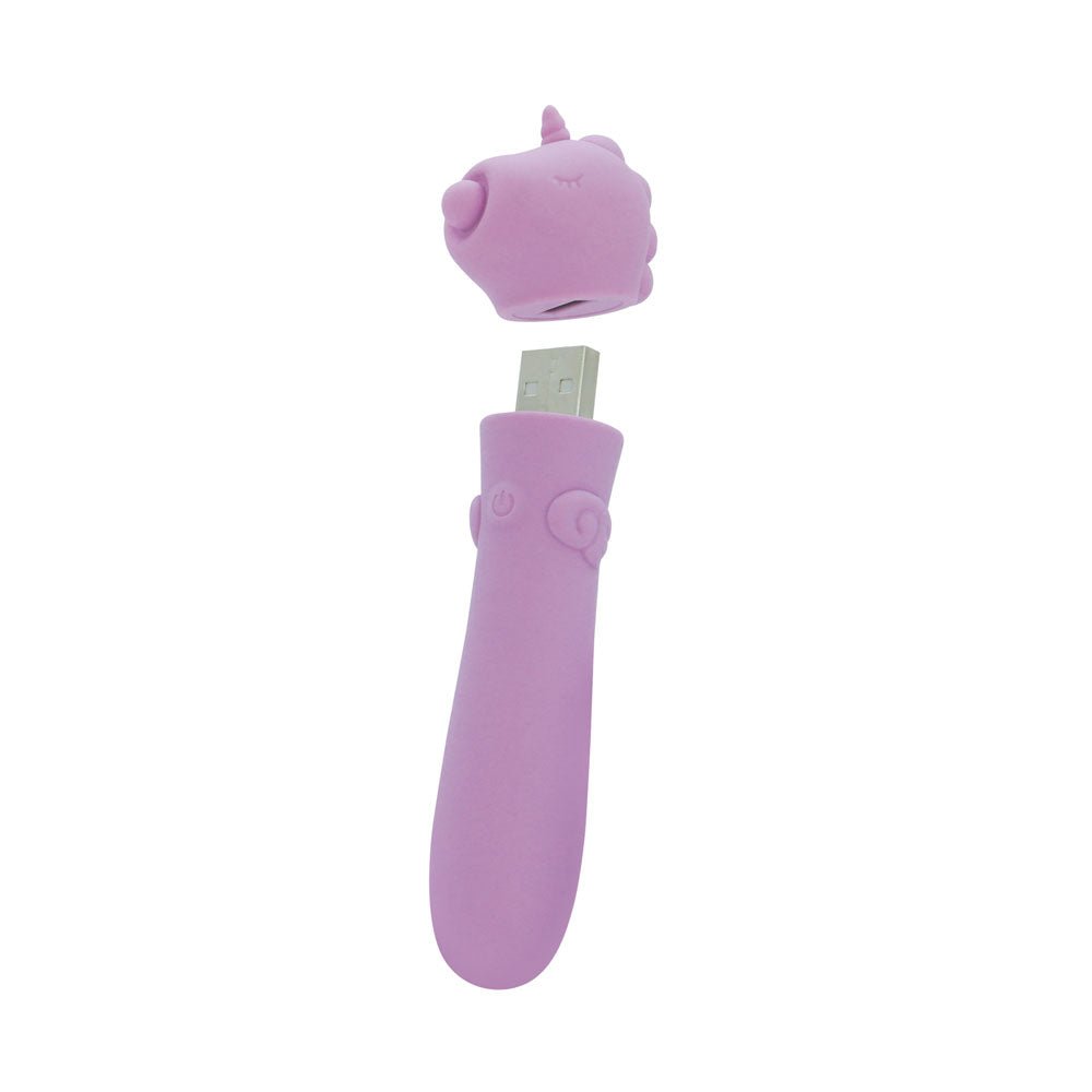 Unihorn - USB Bullet - Karma Lilac Vibrating Bullet - BULLETS & EGGS