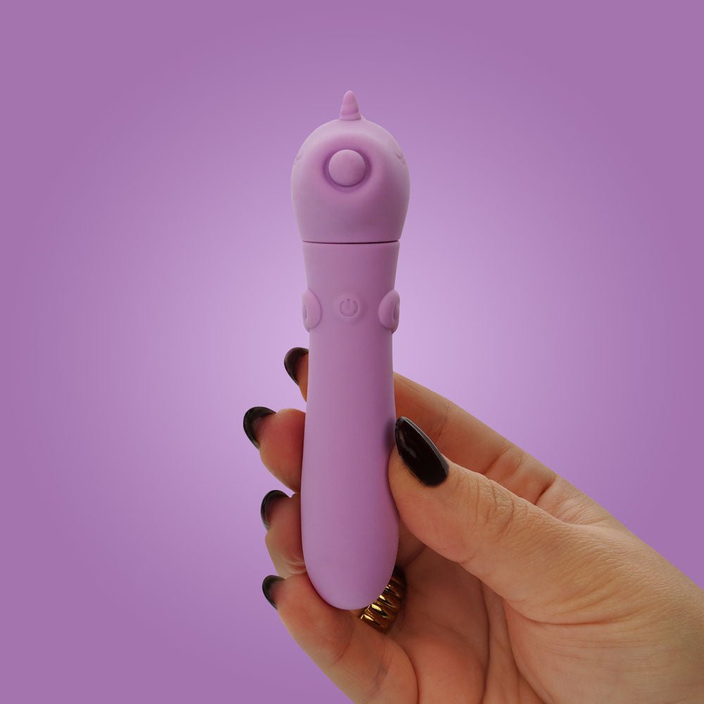 Unihorn - USB Bullet - Karma Lilac Vibrating Bullet - BULLETS & EGGS