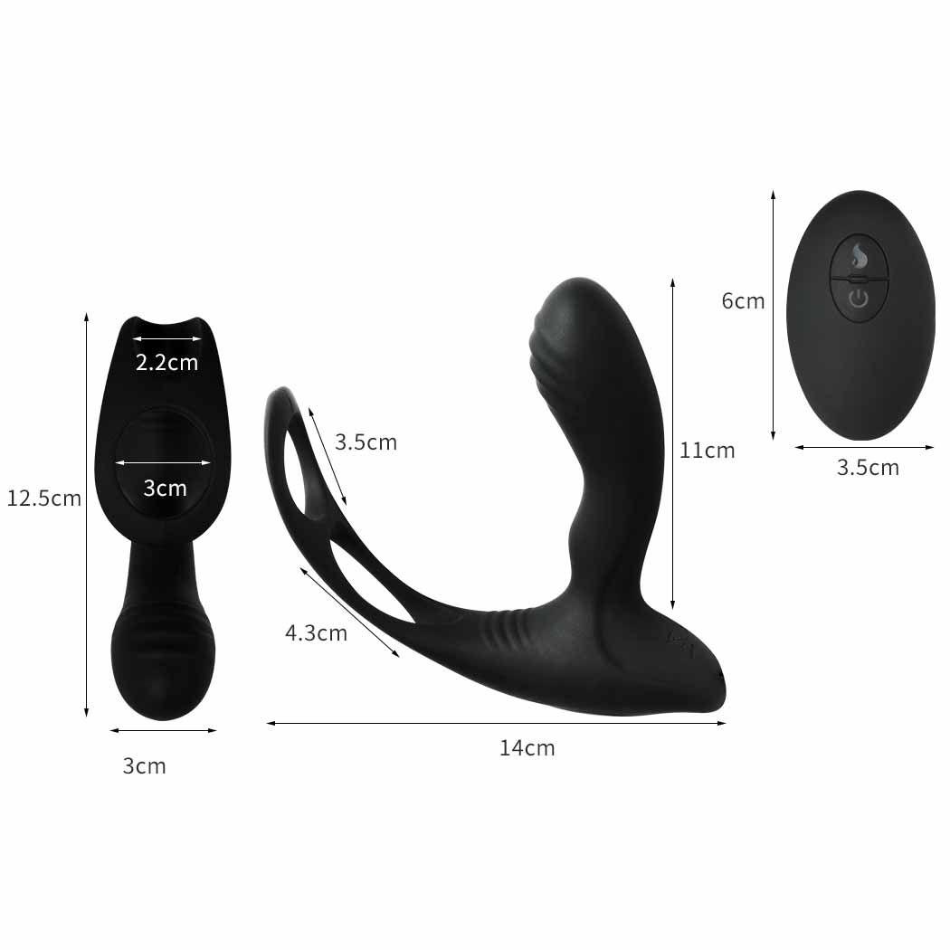 Unisex Heating Wireless Control Vibrator - Naughty by Nature Adult Store